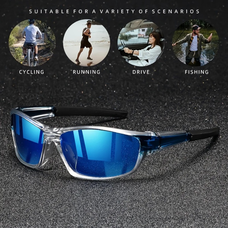 แว่นกันแดดกีฬา 1/2 ชิ้น สำหรับ - Fishing Sunglasses Polarized บทวิจารณ์และราคา