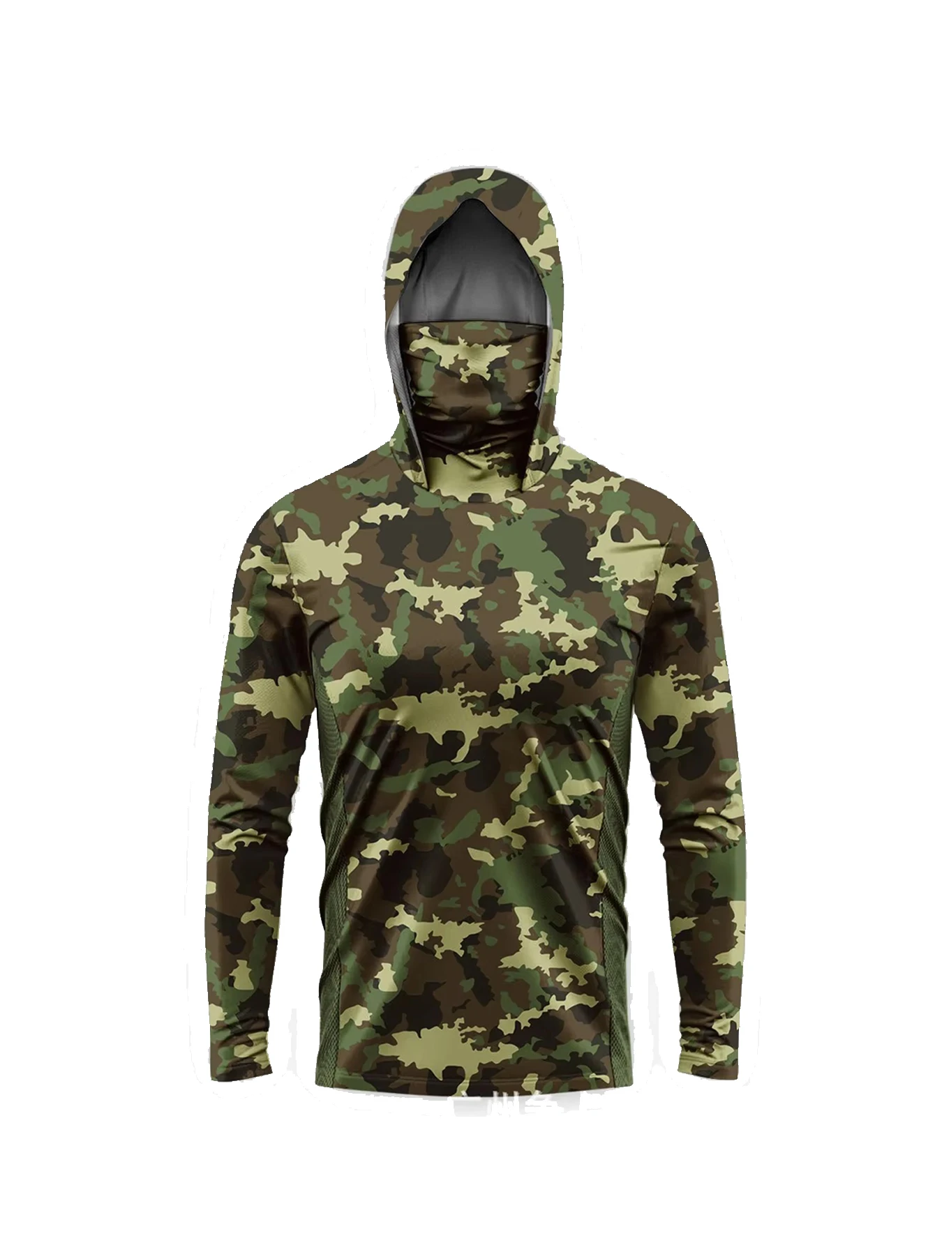 เสื้อแขนยาวมีฮู้ดสำหรับผู้ชาย  - Fishing Shirt Uv Protection บทวิจารณ์และราคา