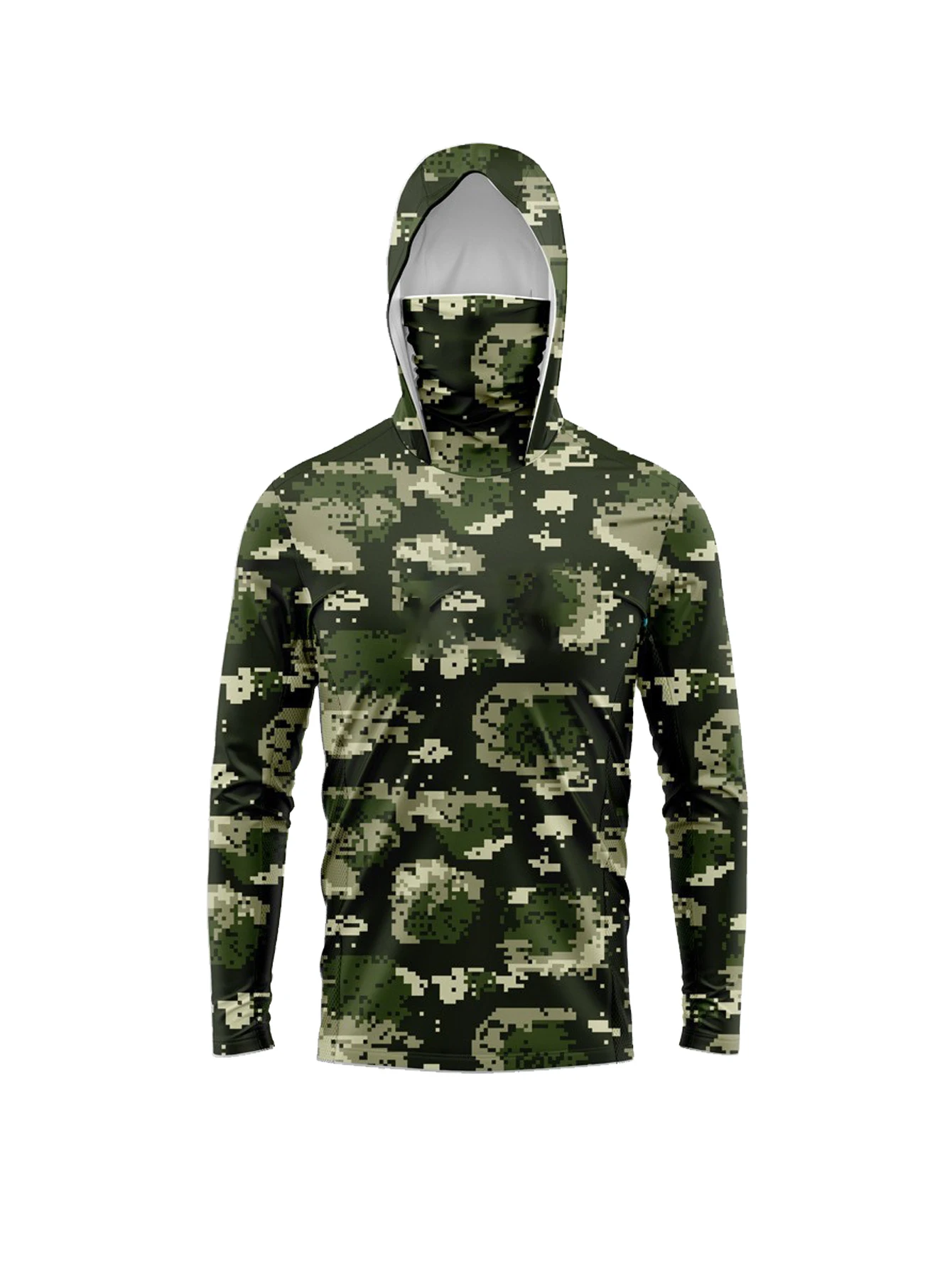 เสื้อแขนยาวมีฮู้ดสำหรับผู้ชาย  - Fishing Shirt Uv Protection บทวิจารณ์และราคา