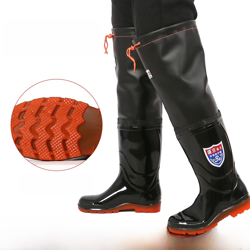 รองเท้าบูทกันฝนแบบหนา ความยาวเ - Fishing Pants Waterproof บทวิจารณ์และราคา