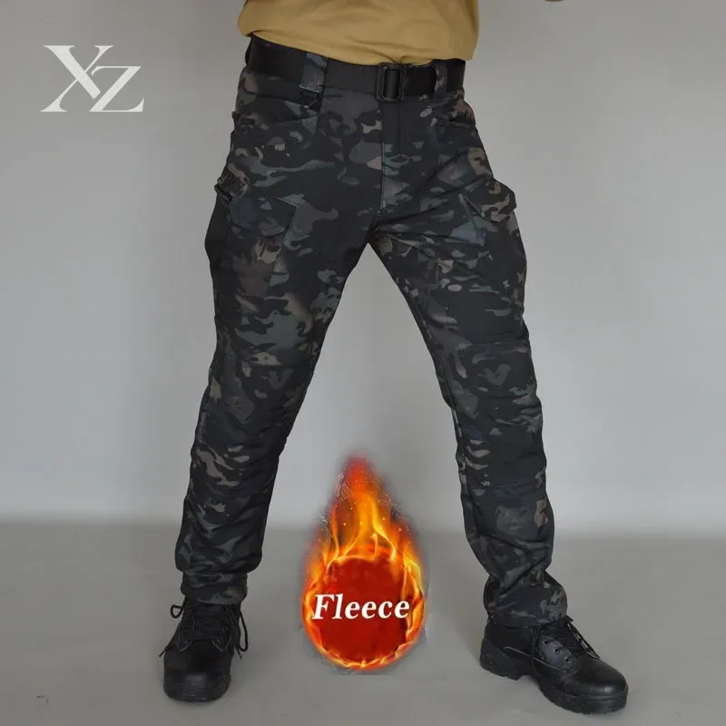 กางเกงคาร์โก้แทคติคอลบุขนกันน้ - Fishing Pants Waterproof บทวิจารณ์และราคา