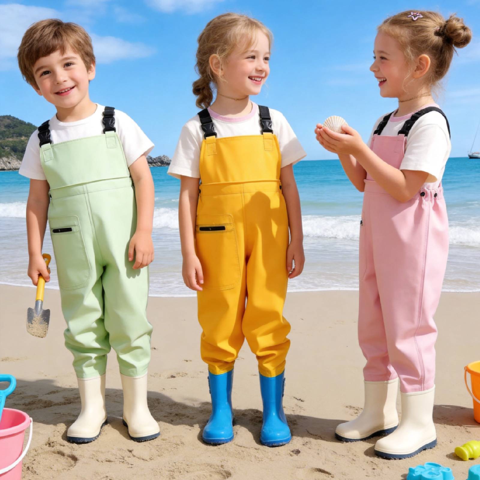 ชุดกันน้ำสำหรับเด็ก ชุดกันน้ำแ - Fishing Pants Waterproof บทวิจารณ์และราคา