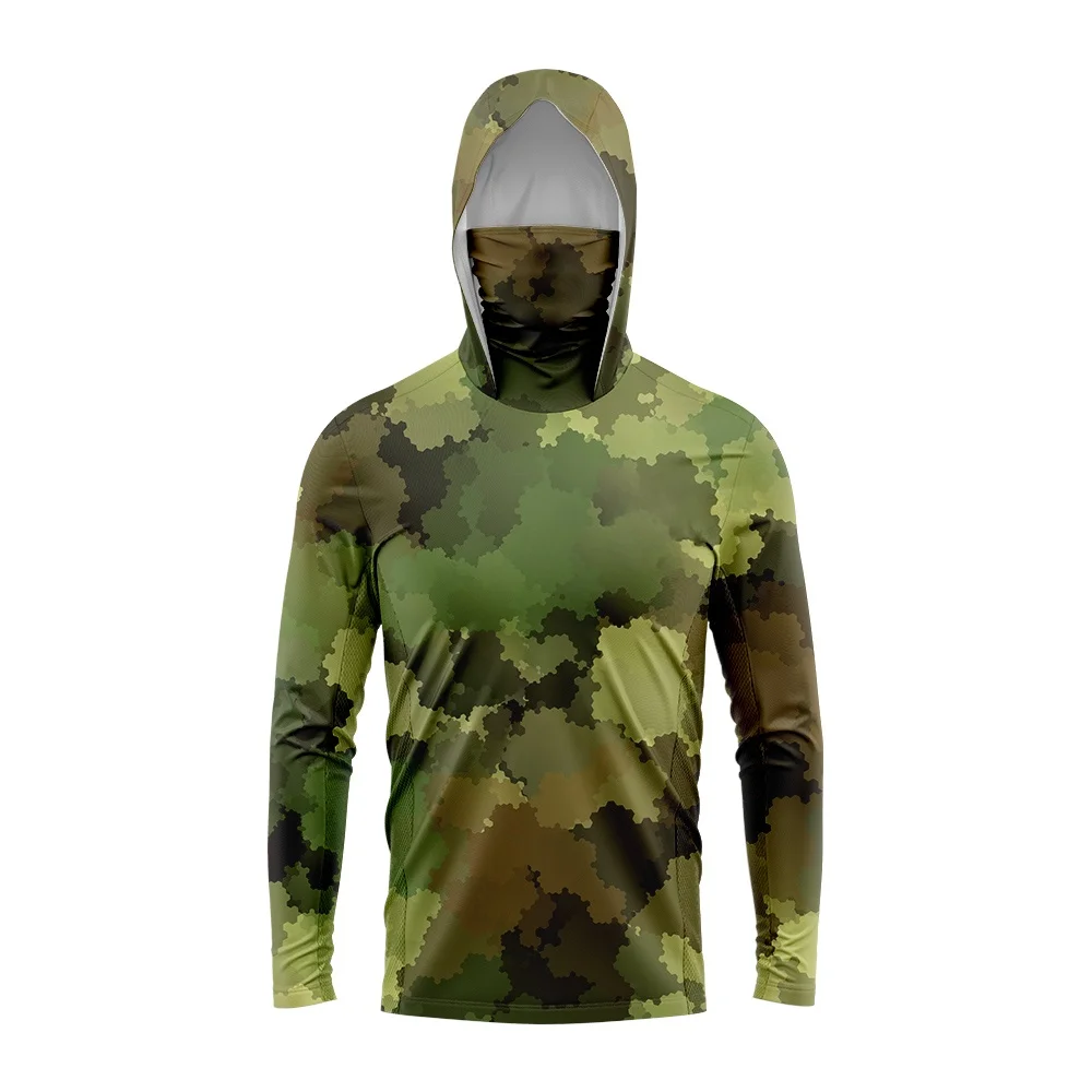 เสื้อตกปลา 3D ลายพราง ลายงู สำ - Fishing Shirt Uv Protection บทวิจารณ์และราคา
