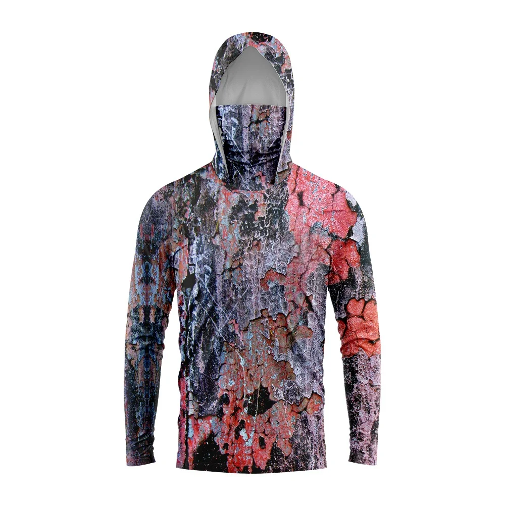 เสื้อตกปลา 3D ลายพราง ลายงู สำ - Fishing Shirt Uv Protection บทวิจารณ์และราคา