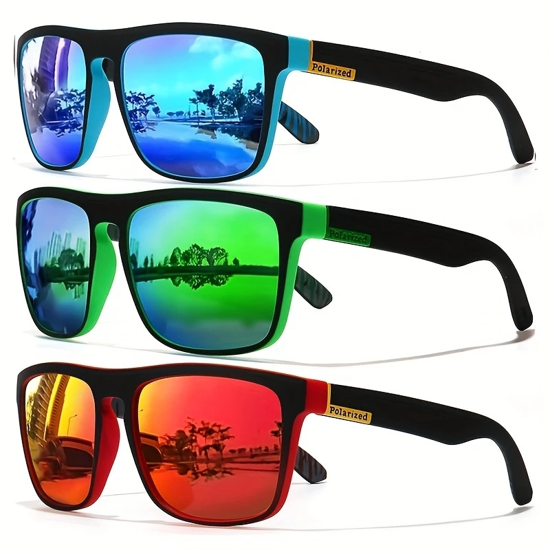 1/3 ชิ้น แว่นกันแดดทรงสี่เหลี่ - Fishing Sunglasses Polarized บทวิจารณ์และราคา