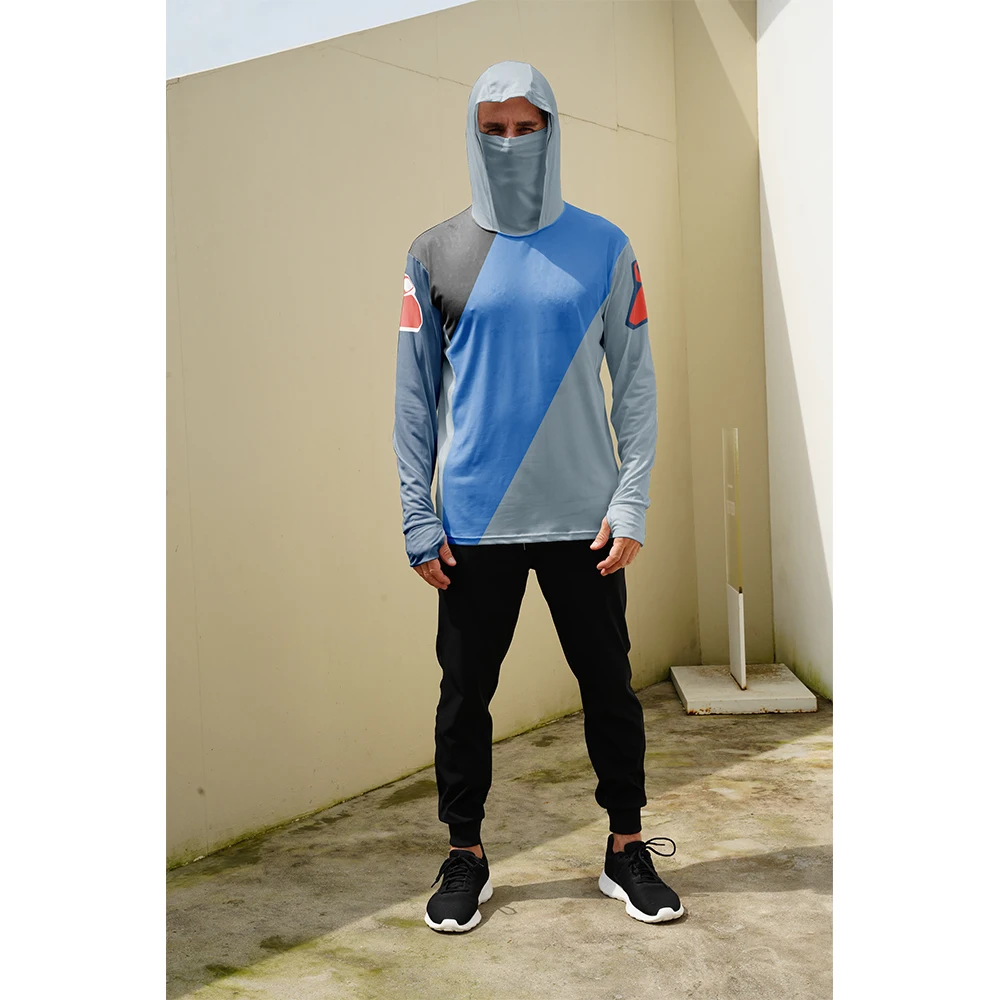 เสื้อตกปลาแขนยาวมีฮู้ดสำหรับชา - Fishing Mask Sun Protection บทวิจารณ์และราคา