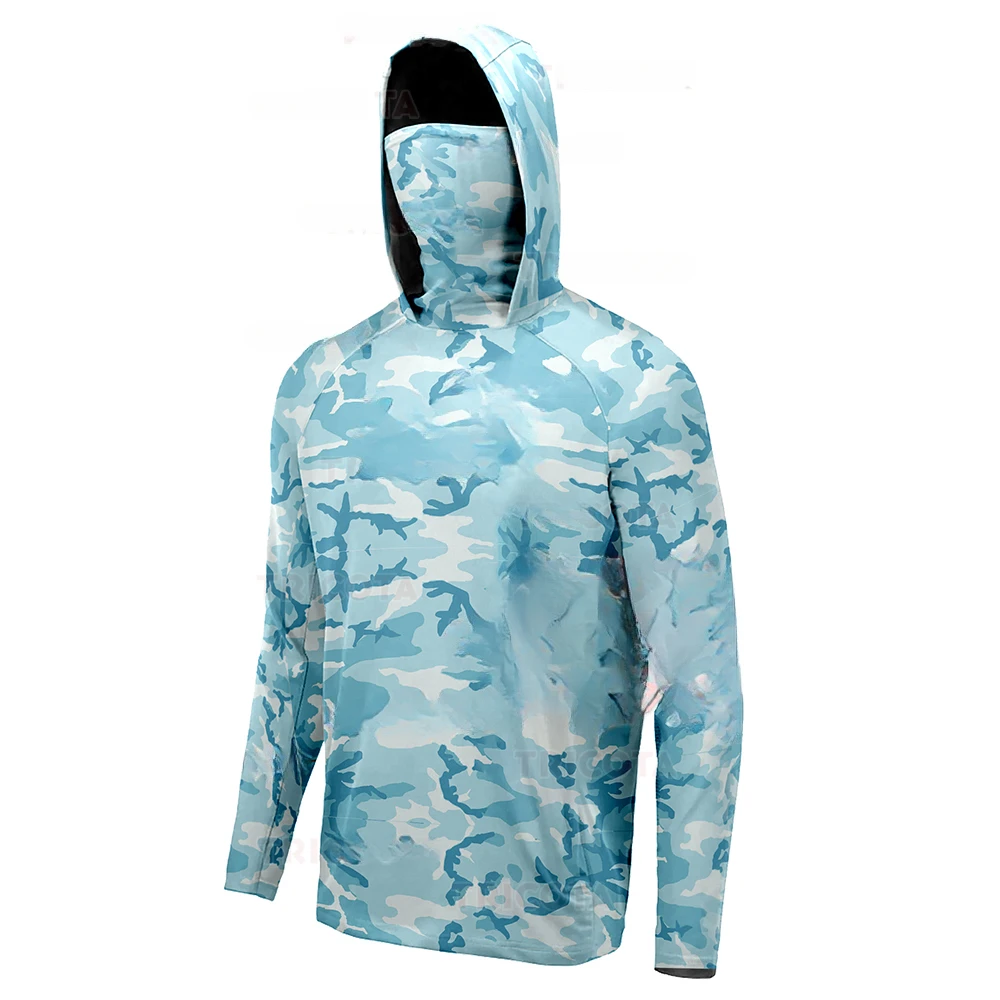 เสื้อฮู้ดตกปลาสำหรับผู้ชาย ป้อ - Fishing Shirt Uv Protection บทวิจารณ์และราคา